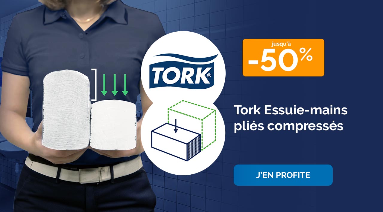 Tork Essuie-mains pliés compressés