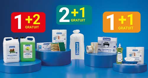 Marque Bernard, profitez de nos gratuités