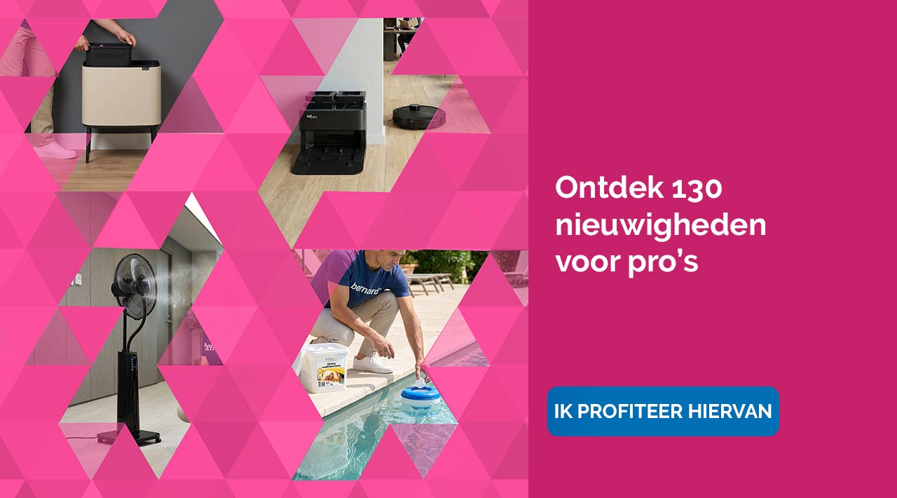Ontdek 130 nieuwigheden voor pro’s