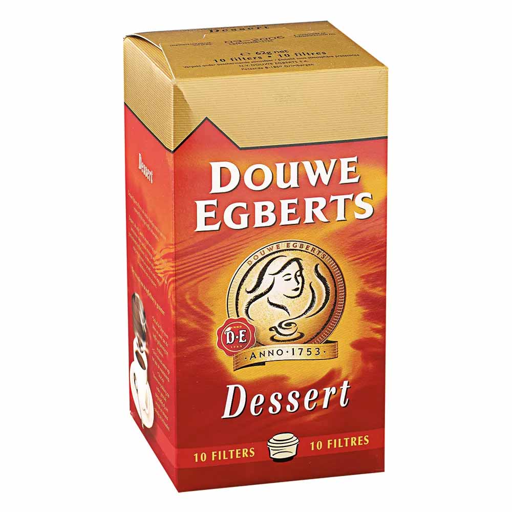 10 café filtres Douwe Egberts dessert