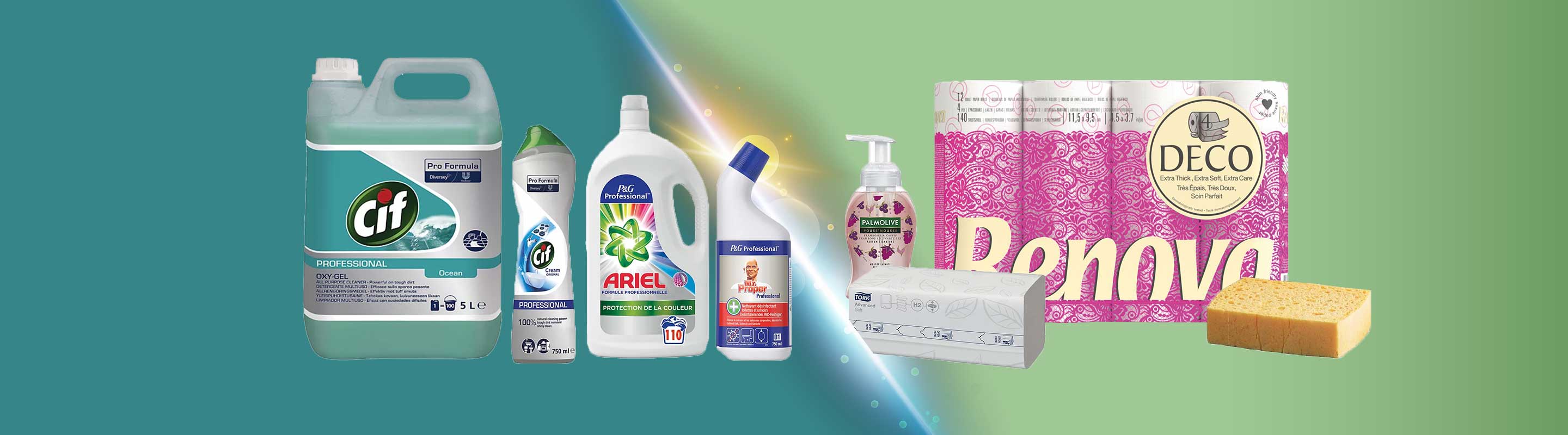 Speciale aanbiedingen in hygiëne en onderhoud Speciale aanbiedingen in hygiëne en onderhoud